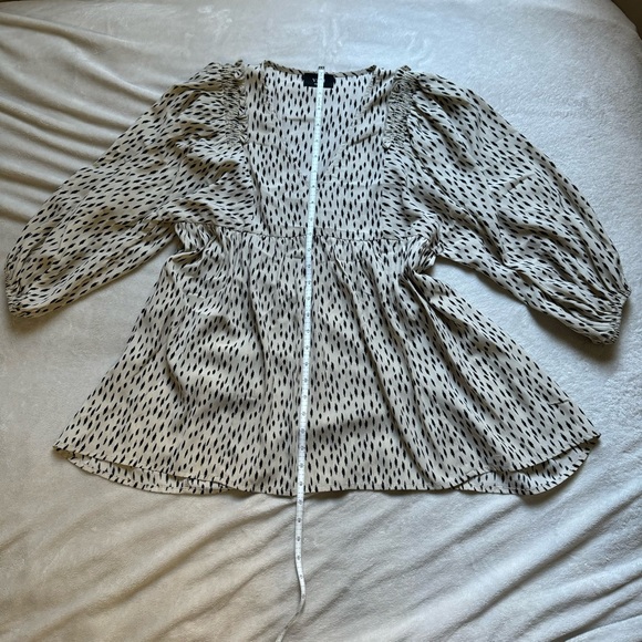 VICI leopard oversized top woman size small - Picture 3 of 6